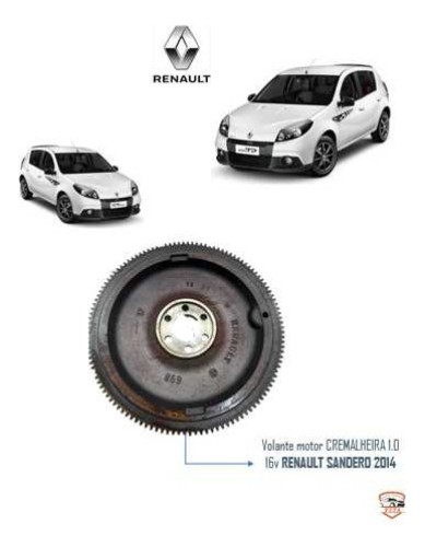 Volante Motor Cremalheira 1.0 16v Renault Sandero Logan 2014