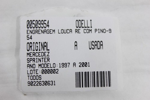 Engrenagem Louca Re Com Pino Sprinter 97/01 Usado (954)