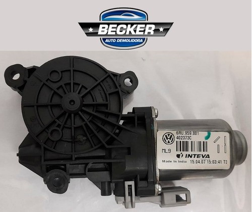 Motor Vidro Dianteiro Direito Vw Up Tsi 2016/17 - 6ru959801