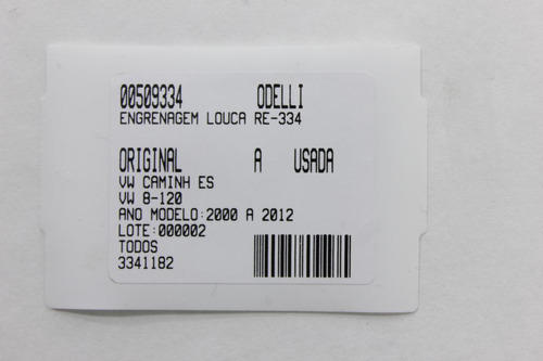 Engrenagem Louca Re Vw 8-120 00/12 Usado (334)