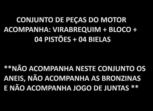 Bloco Virabrequim Pistões Bielas Motor Master 2.3 2013/2022