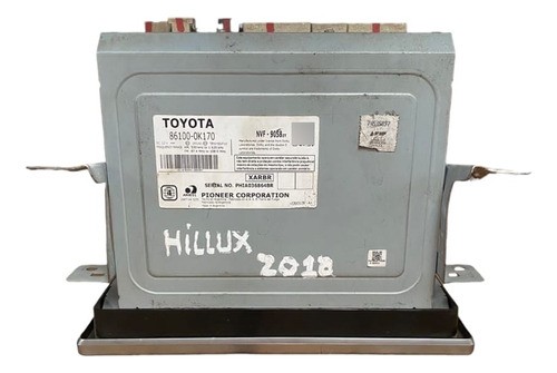 Rádio Multimídia Toyota Hilux 2016 2020 861000k170