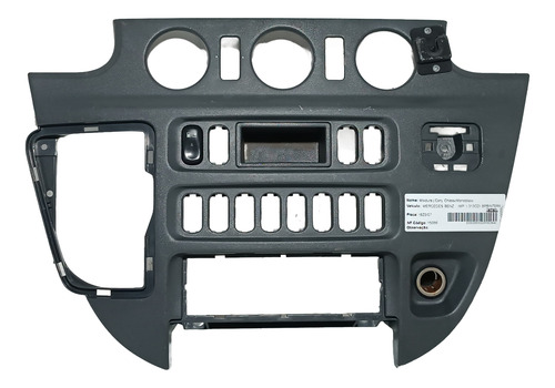 Moldura Central Painel Sprinter 313 311 2001 2011 Detalhes