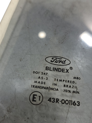 Vidro Fixo Traseira Esquerda Ford Fiesta/ 1998 (al)  Cxf 55