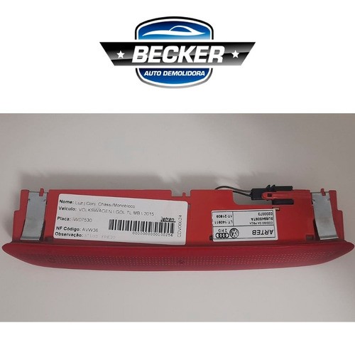 Break Light Volkswagen Gol 2015 - 5u6945097a