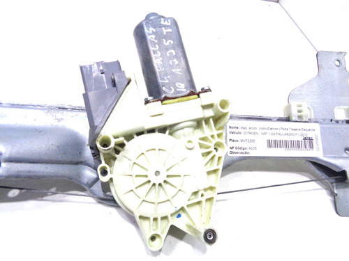 Máquina Vídro Elétrico Trase Esquer Citroen C4 Pallas 2010