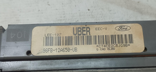 Módulo Injeção Fiesta Ka 1.0 Endura Gas 96fb12a650ub Uber