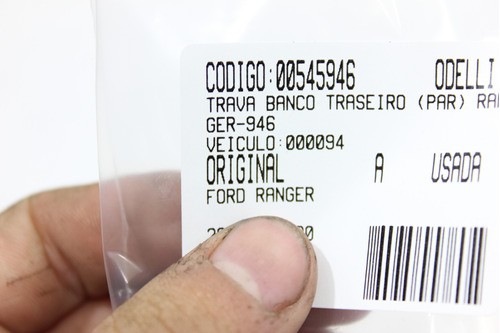 Trava Banco Traseiro (par) Ranger 18/20 Usado (946)