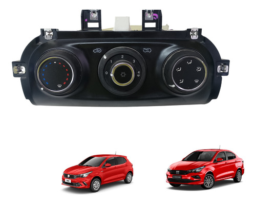 Comando Chave Botão Ar Condicionado Fiat Argo Cronos Strada
