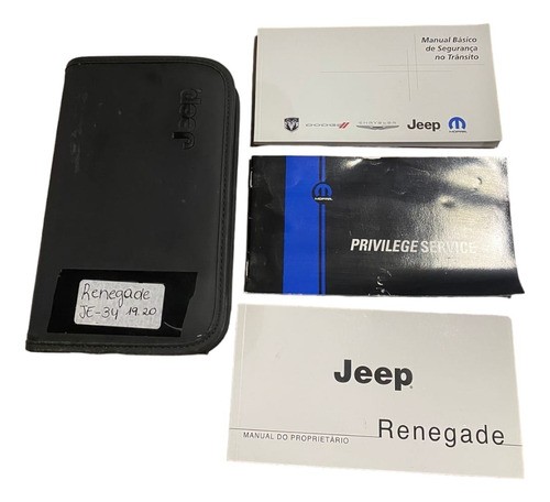 Manual Do Proprietário Jeep Renegade 2019/2020 