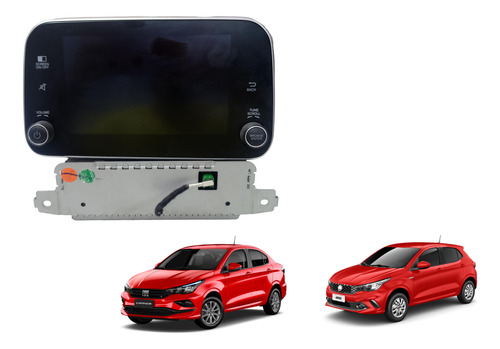 Multimidia Tela Central Fiat Argo Cronos 2017 2023 Original