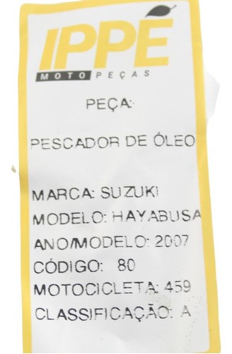 Pescador De Oleo Suzuki Hayabusa (459) 2007