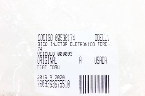 Bico Injetor Eletrônico Toro 16/20 Usado (174)