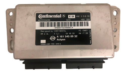 Módulo De Injeção Actyon Gasolina A1615458932