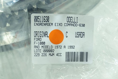 Engrenagem Eixo Comando F-1000 72/92 Usado (630)