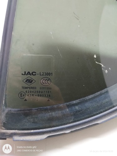 Vidro Fixo Traseiro Esquerdo Jac J5 2012 6204250u7101 Usado