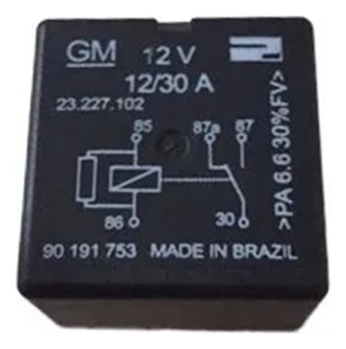 Rele Ignição Gm Astra Zafira Vectra 12v  90191753 (vc)