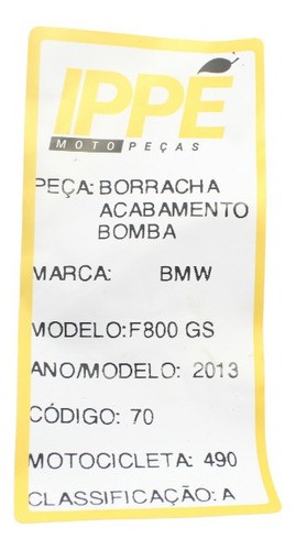 Borracha Acabamento Bomba Bmw F800 Gs (490)