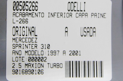 Acabamento Inferior Capa Painel Sprinter 310 97/01 Us (266)