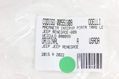 Maçaneta Interna Porta Tras Le Jeep Renegade 15/22 Usado (80