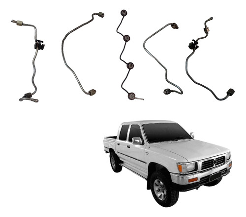 Kit Tubo Combustível Bico Injetor Hilux 2.8 Diesel Aspirado