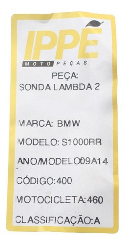 Sonda Lambda 2  Bmw S1000 (460)