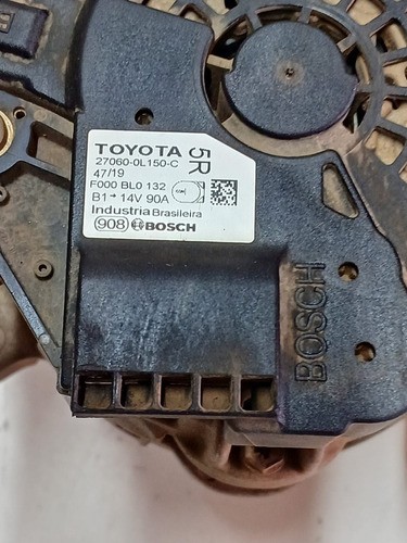 Alternador Toyota Hilux 2.8 2020 Diesel