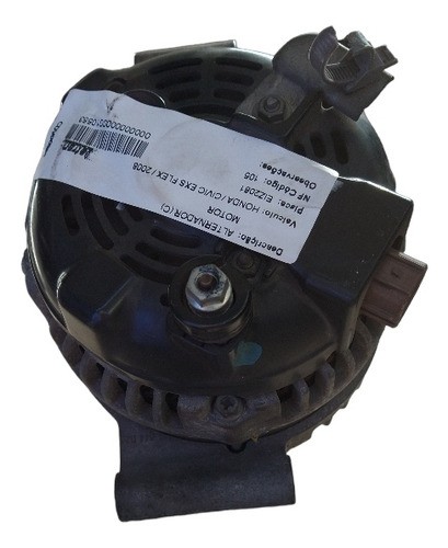 Alternador Honda Civic Si 2.0 16v 2007 2008 2009 2010 2011