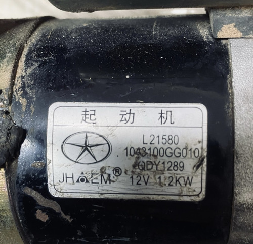 Motor Arranque Jac J3 J5 1.4 10 A 15 L21580