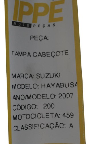 Tampa Cabeçote Suzuki Hayabusa (459) 2007