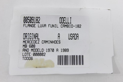 Flange Luva Funil Câmbio Mb 608 70/89 Usado (182)