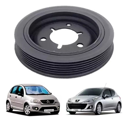 Polia Do Virabrequim Peugeot 207 1.4 8v 1.6 16v 2008 A 2014