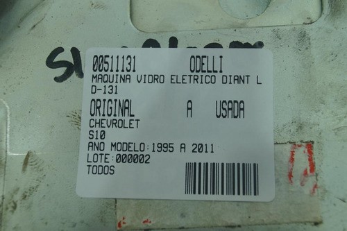 Máquina Vidro Eletrtrico Diant Ld S10 95/11 Us (131)