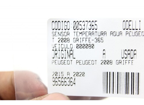 Sensor Temperatura Água Peugeot 2008 Griffe 15/20 Us (365)