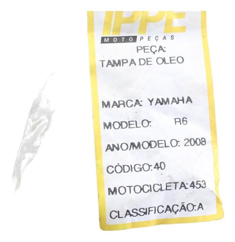 Tampa Óleo  Yamaha Yzf R6 (453)