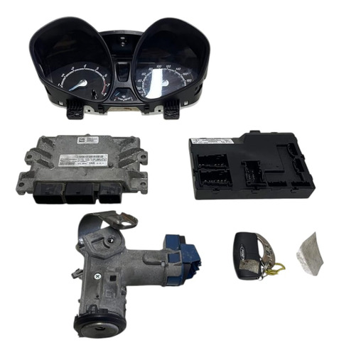 Kit Code Módulo Injeção New Fiesta 1.6 2014 2015 Power Shift