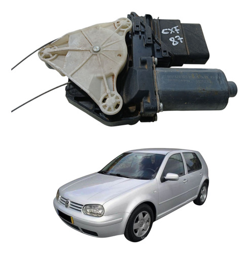 Motor Vidro Elétrico Tras. Direito Vw Golf 2000 (ap) Cxf 87