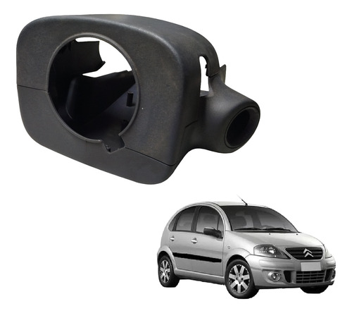 Moldura Acabamento Coluna Direção Chave Seta C3 2003 2012
