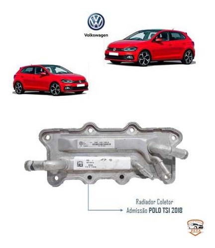 Radiador Coletor Admissão Vw Polo Tsi 1.0 2021 Nº04c145749a