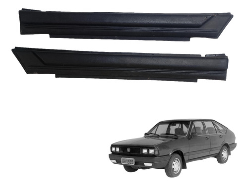 Par Moldura Acabamento Forro Porta Dianteira Passat 79/86