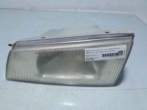 Farol Lado Esquerdo Kia Besta Gs 2.7 1998/2004 