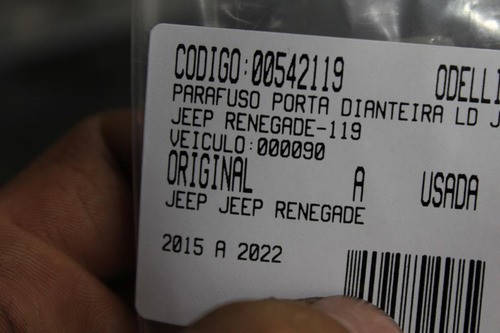 Parafuso Porta Dianteira Ld Jg Jeep Renegade 15/22 (119)