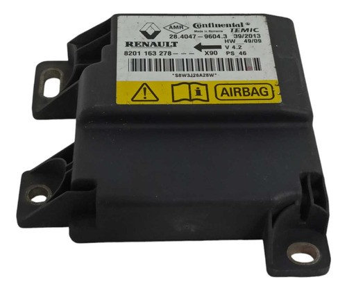 Modulo Central Impacto Renault Sandero Logan 2011 2013 Orig