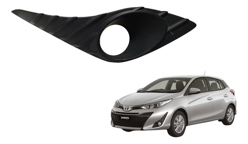 Moldura Farol Milha Neblina Yaris 2019 2020 2021 2022 Orig