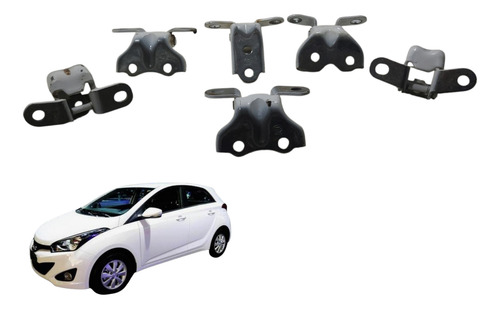 Jogo Dobradiça De Porta Hyundai Hb20 2012 A 2019 (al)