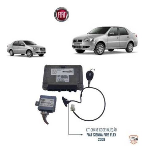 Kit Code Injeção Fiat Sienna Fire Flex 2009