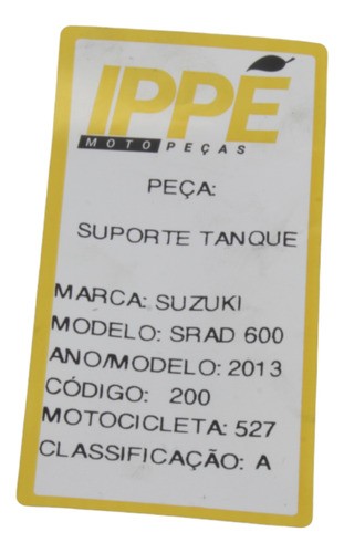 Suporte Tanque Suzuki Srad 600 2013 (527)