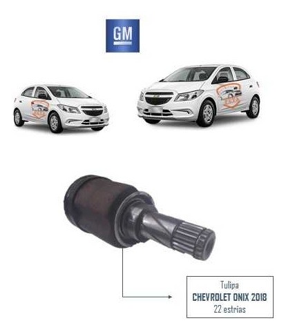 Tulipa Chevrolet Onix 2018 22 Estrias 