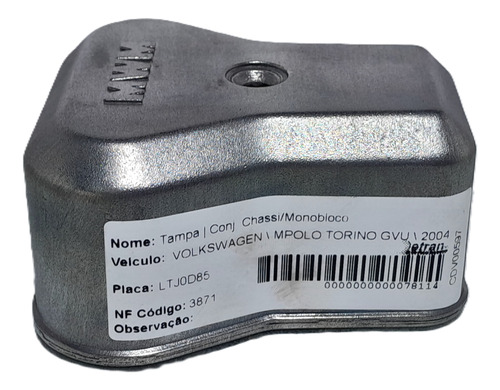 Tampa Valvula Motor Mwm X12 Eletronico 961007960024