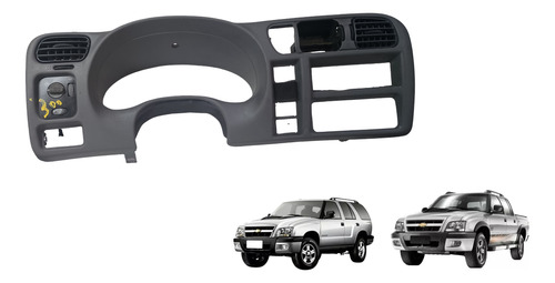 Moldura Painel Instrumentos Velocímetro S10 Blazer 1995 2000